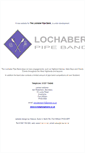 Mobile Screenshot of lochaberpipeband.co.uk